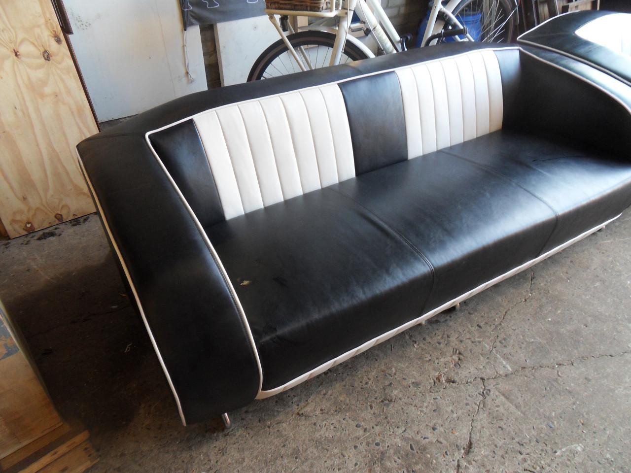 Retro bank en retro stoel