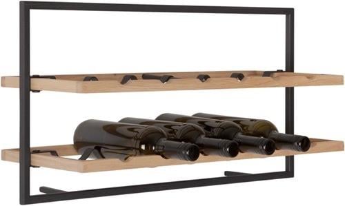 Verschillende wijnrekken