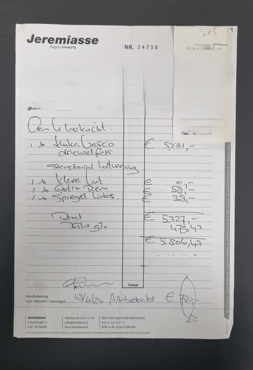 Electrische Driewielfiets