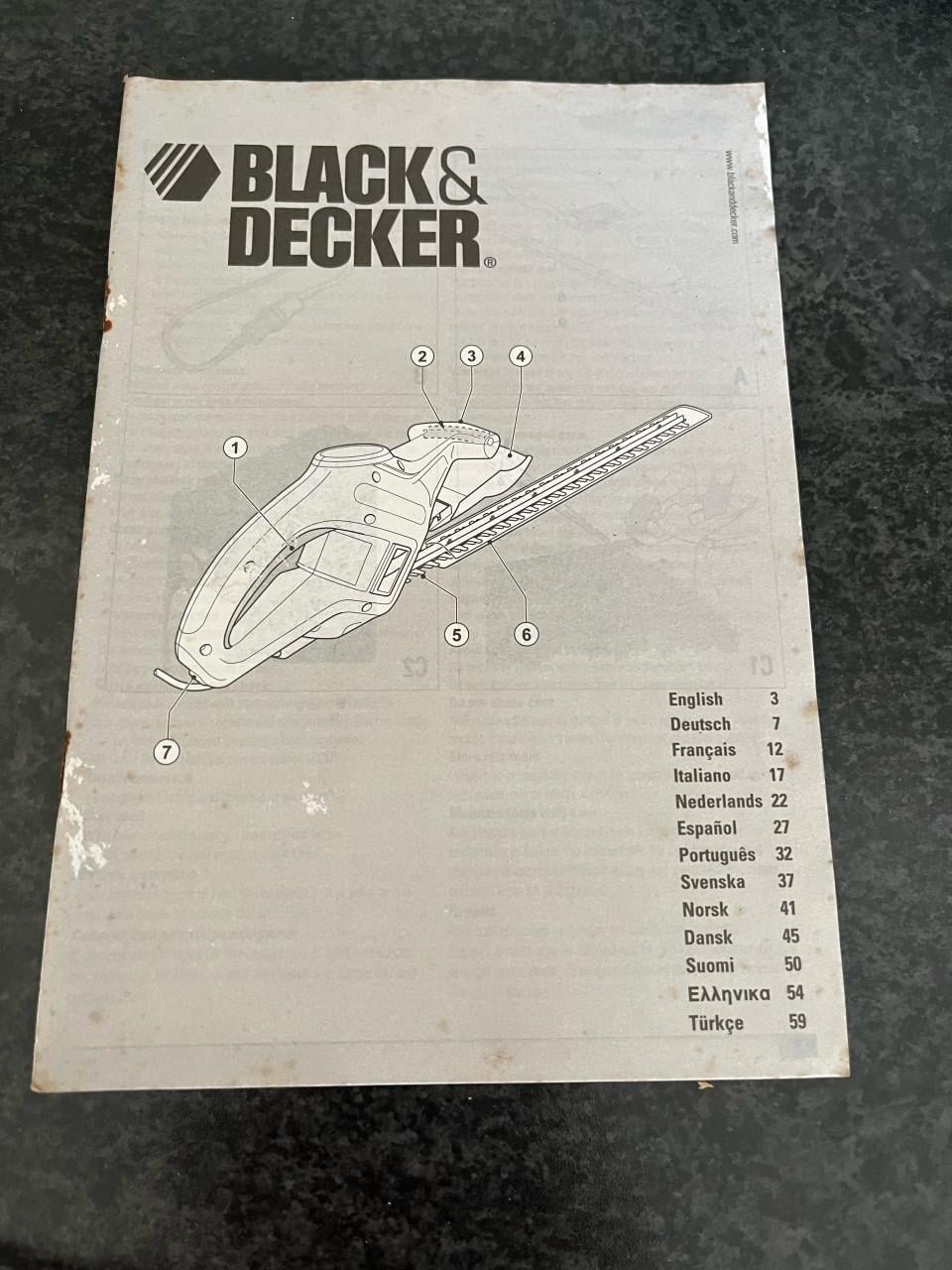 Black en Decker elektrische snoeischaar