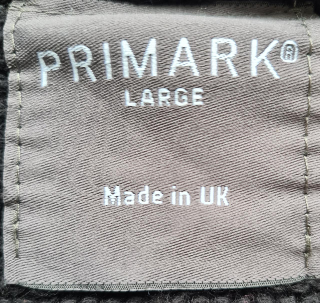 Lang zwart gebreid vest met Capuchon van Primark Maat L
