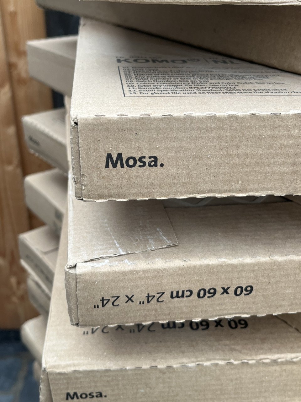 Mosa vloertegels voor binnen of buiten