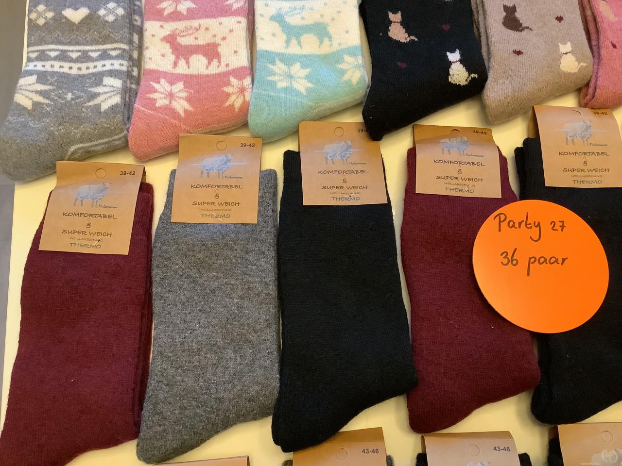 Partij heerlijk warme wollen sokken. ( partij 27)