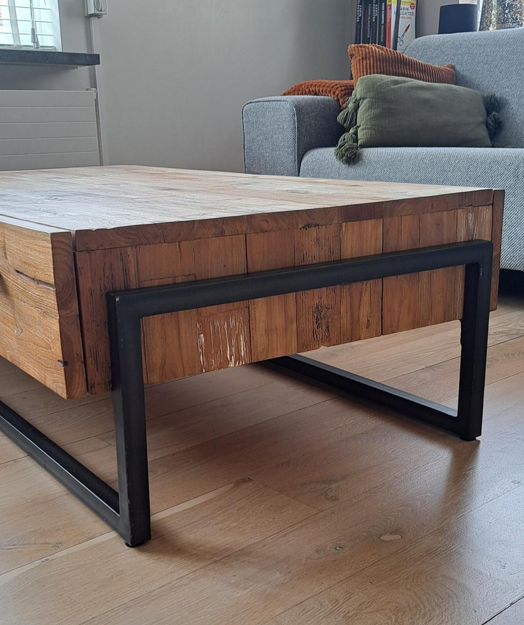 Industriële salontafel