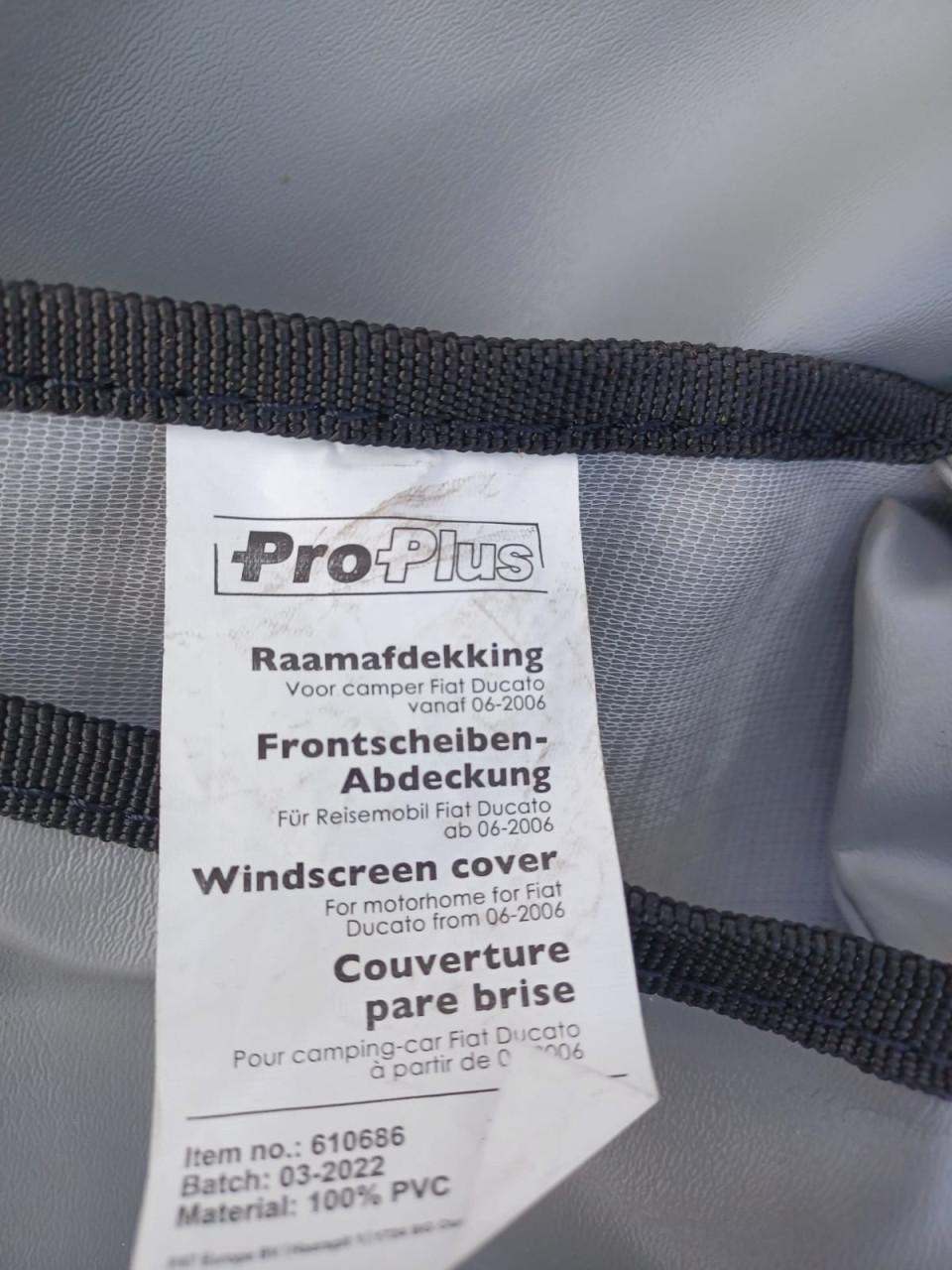 Windscreencover fiat ducato