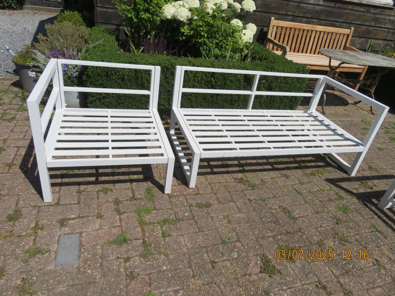 Lounge set zonder kussens