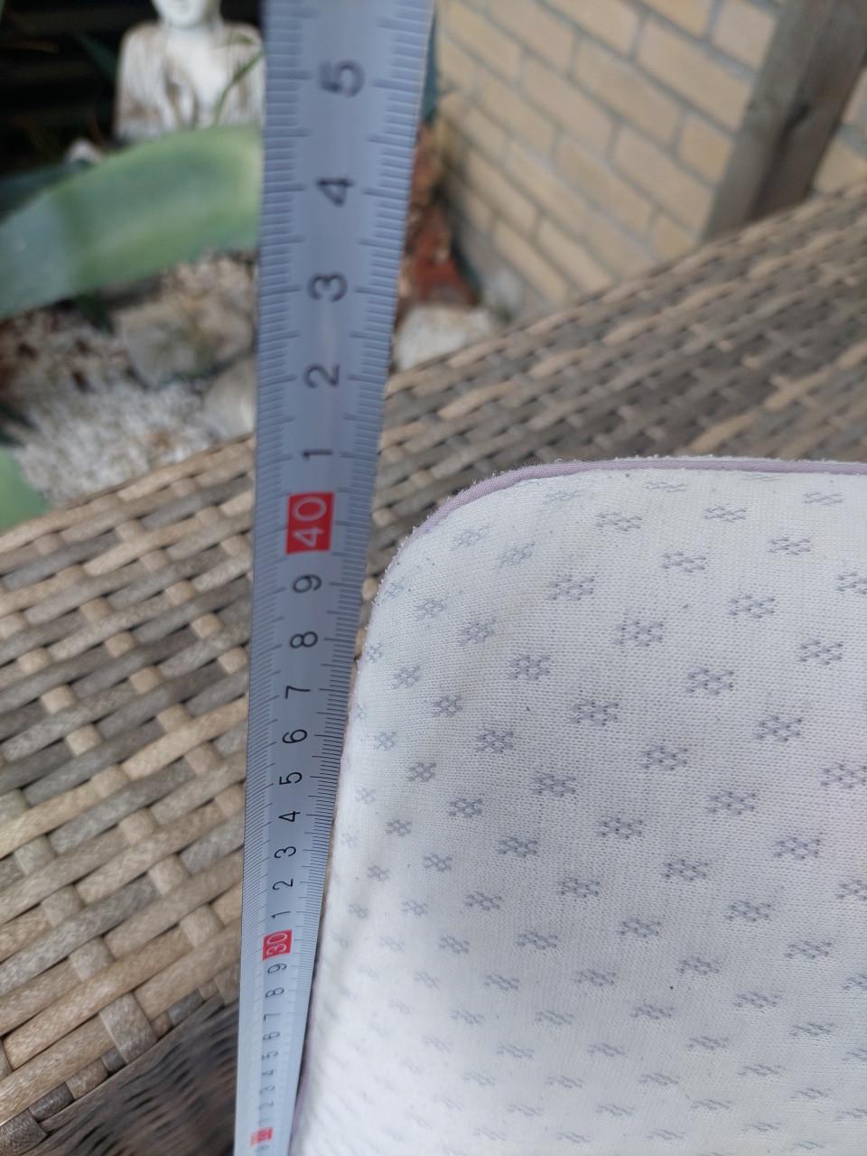 Als nieuwe Wellpur hoofdkussen afritsbaar