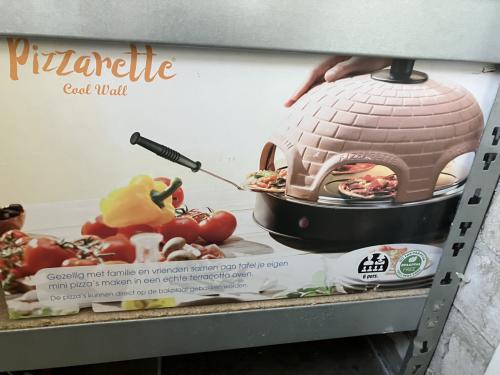 Pizzarette met speciale cool wall