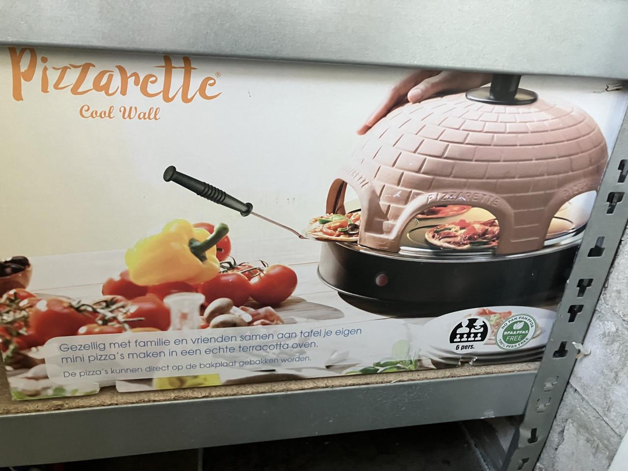 Pizzarette met speciale cool wall