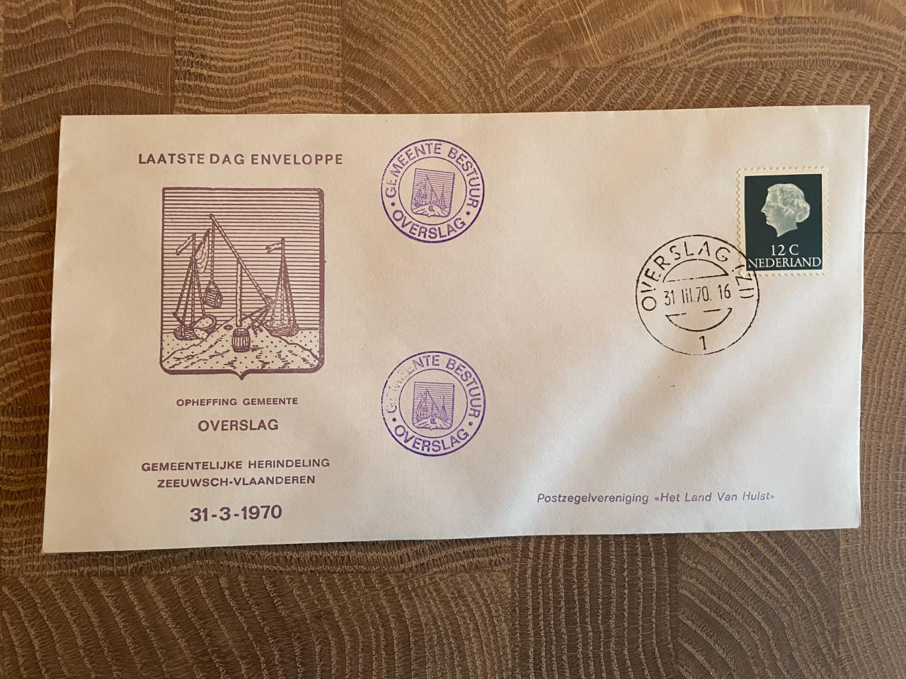 Set laatste dag enveloppen Zeeuws-Vlaanderen
