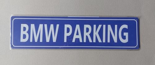 BMW Parking Metalen Bord