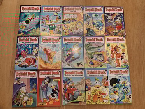 15 Donald Duck pockets 2024 en 2025 - nr 354 t/m 368