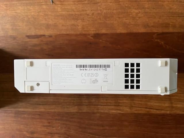 Nintendo Wii met balance board, maar zonder controllers