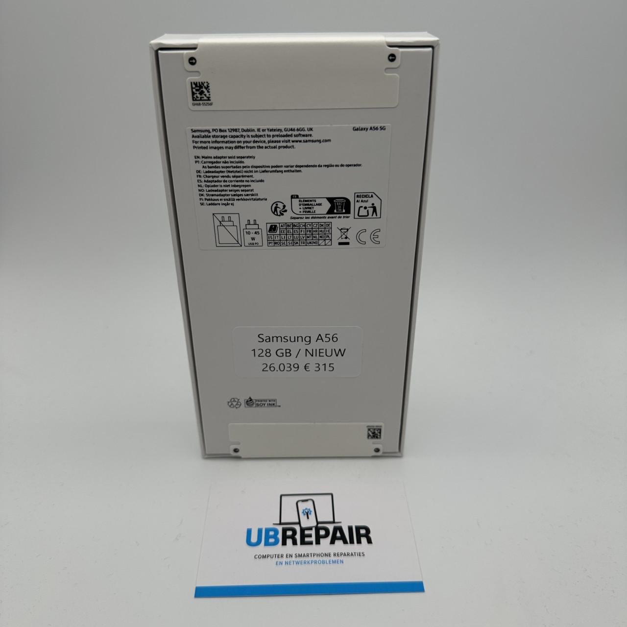 Samsung Galaxy A56 5G 128 GB Awesome light grey NIEUW