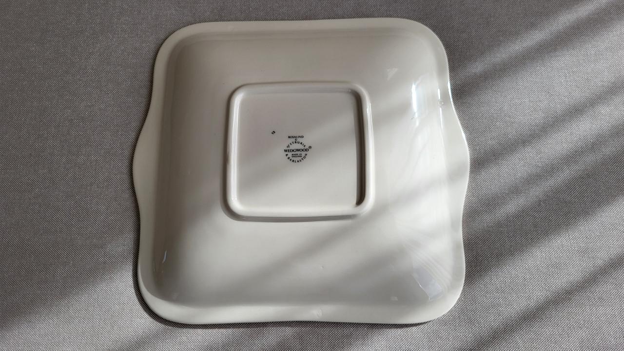 Wedgwood Rosalind vierkante schaal - NIEUW