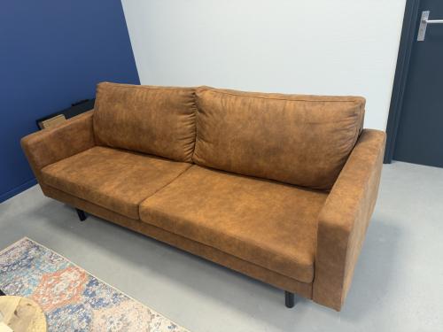 Cognac kleur bank 210 cm x 85 cm