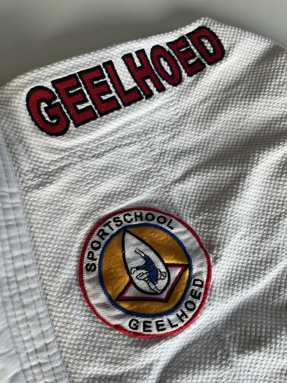 Judopak geelhoed mt 170 in nieuwstaat