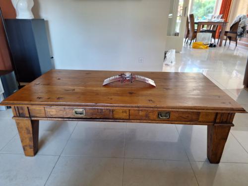 Salontafel massief eiken