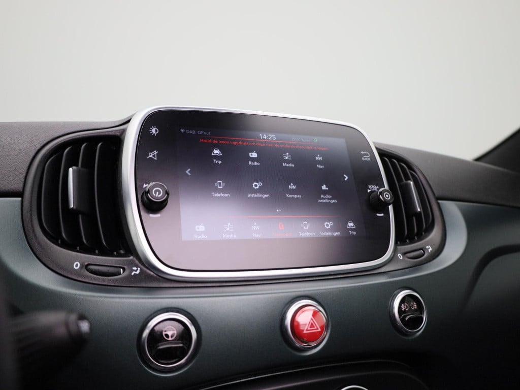 Fiat 500 C 1.0 hybrid rockstar | navigatie | climate control | side-skirts 