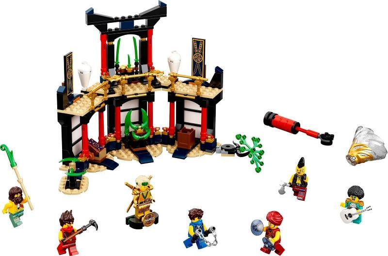 Lego Ninjago 71735: Toernooi der Elementen met alle 7 minifiguren!
