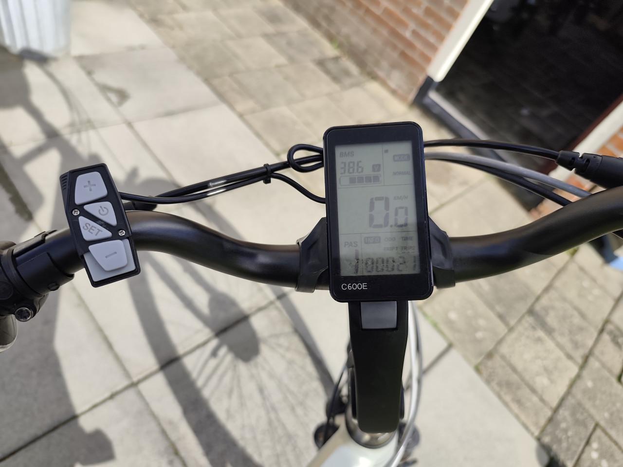 Button electrische heren fiets