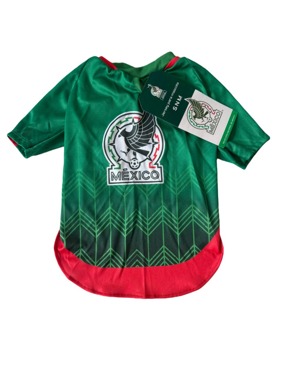 T-shirtje&sjaaltje van het Mexicaanse selectie voor honden.