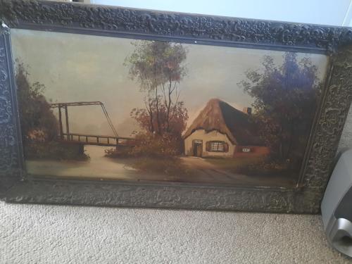 Olieverf schilderij landschap