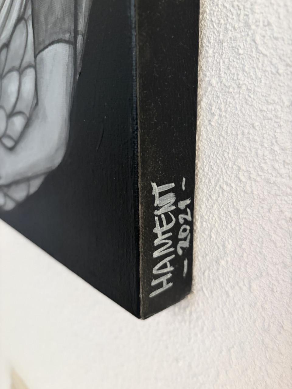 Schilderij Hament  zeemeermin/man