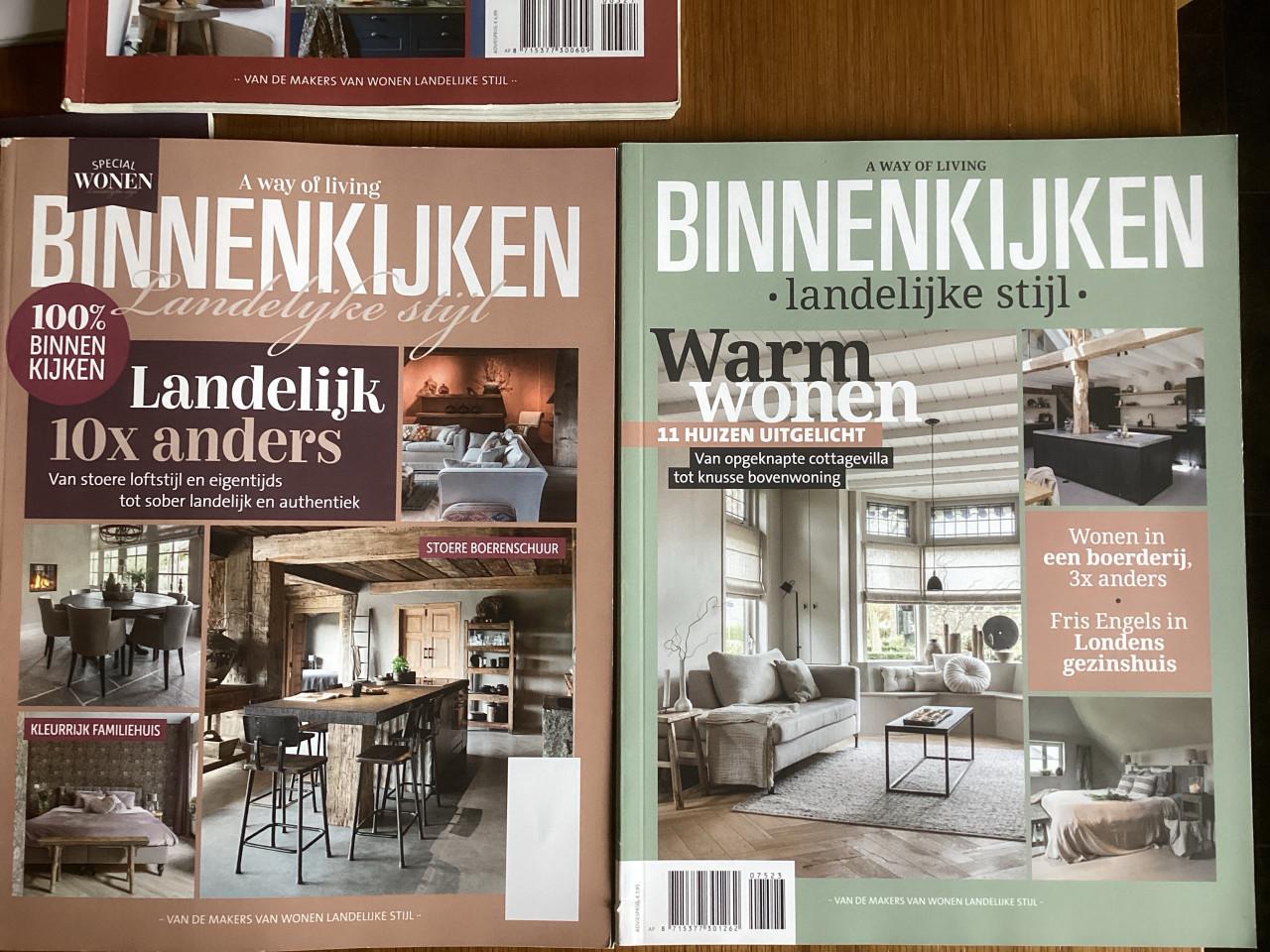 BINNENKIJKEN en STYLEN, landelijke stijl