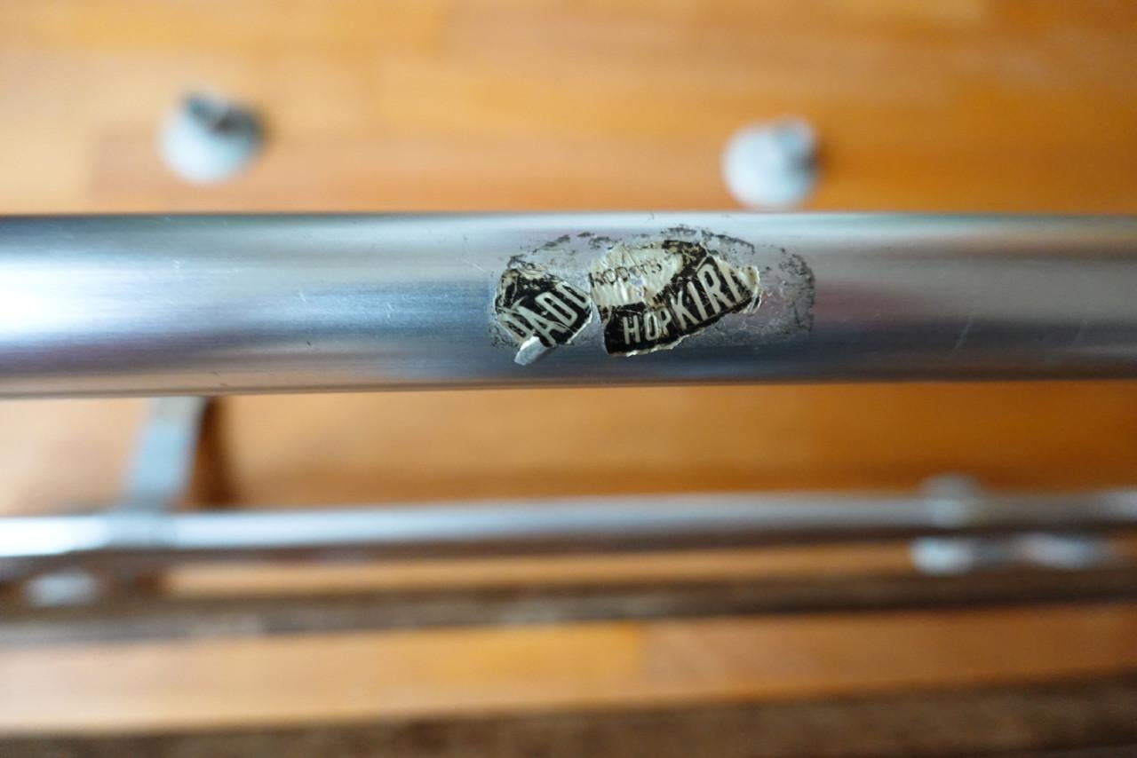 Vintage houten en aluminium koffer imperiaal