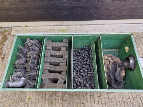4 kamer filter, vijverfilter