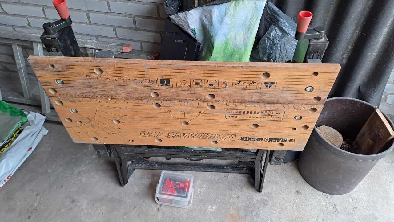 Professionele workmate black en dekker