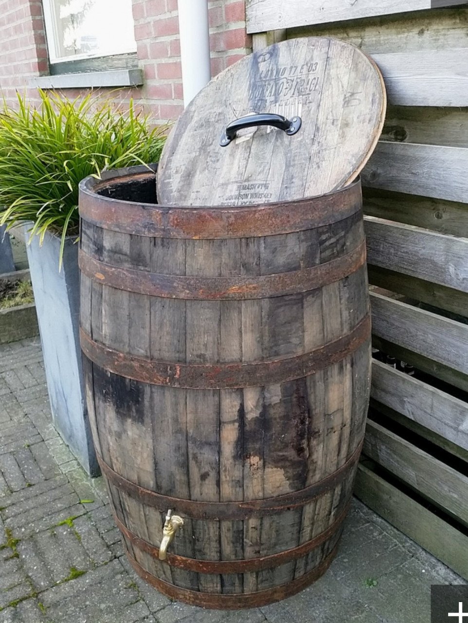 Regenton van wijnvat - Natuurlijk