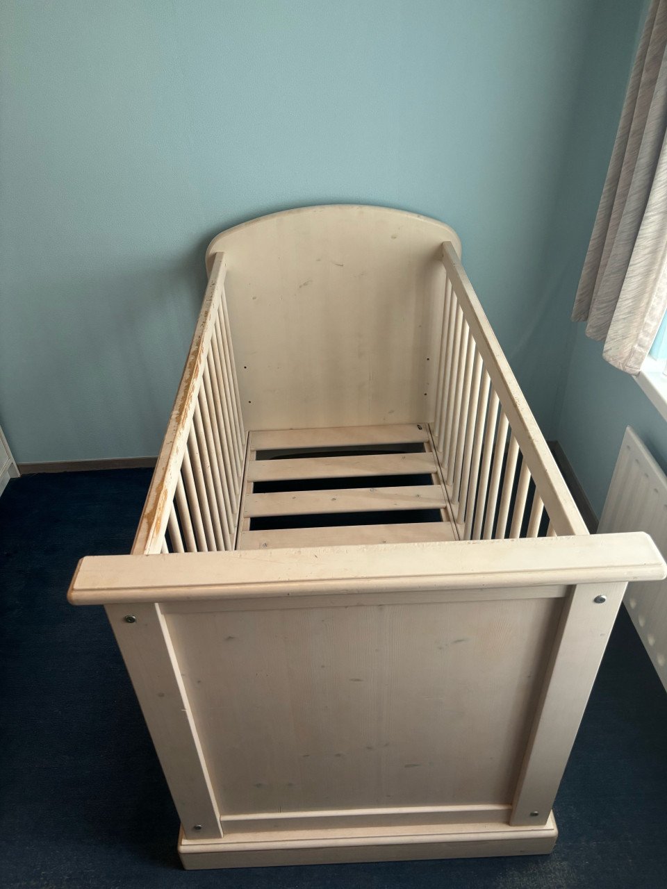 Houten ledikant