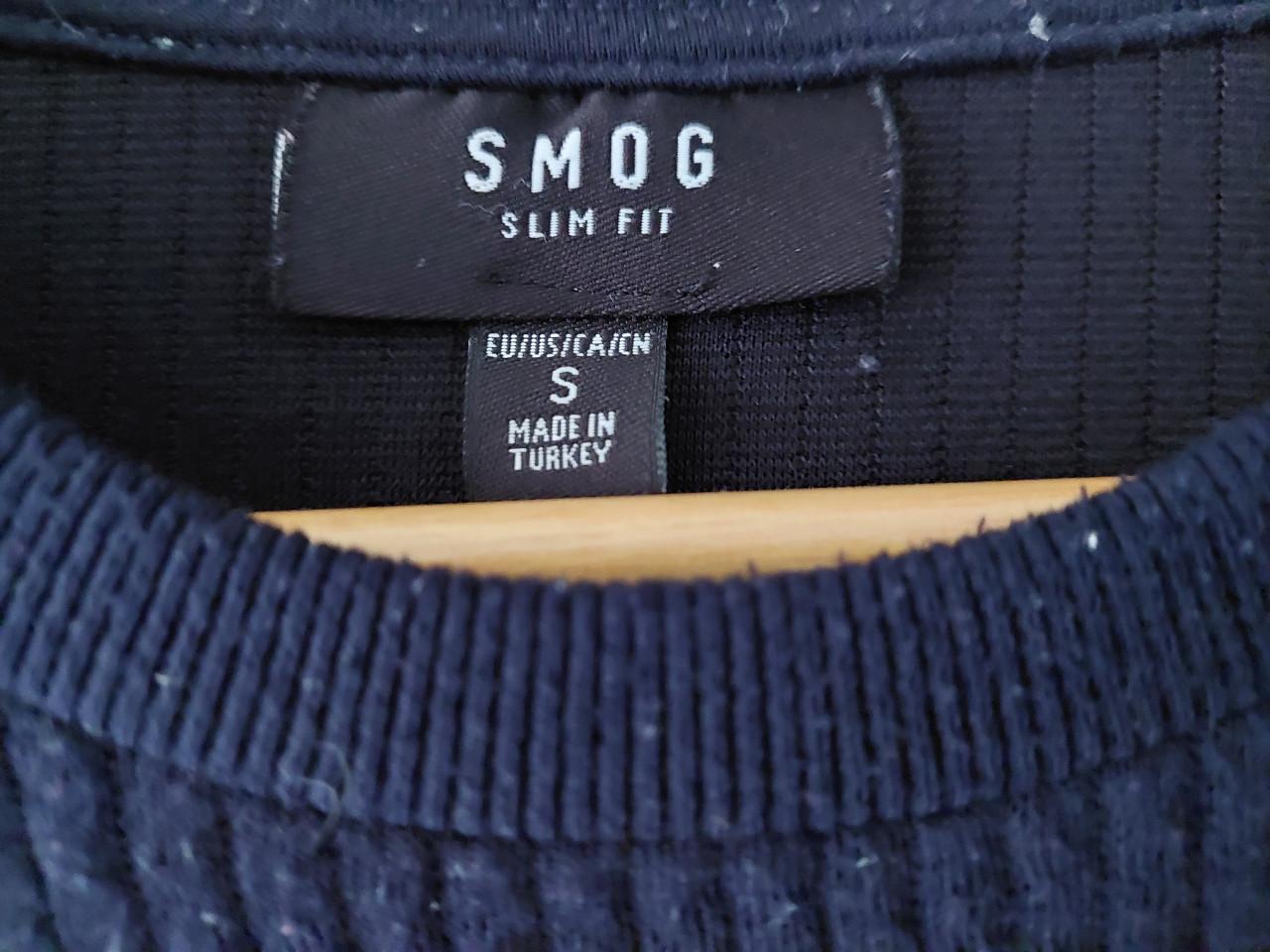 Marineblauwe herentrui mt S Smog