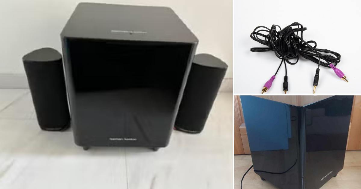 Harman kardon subwoofer inclusief 2x harman kardon speakers