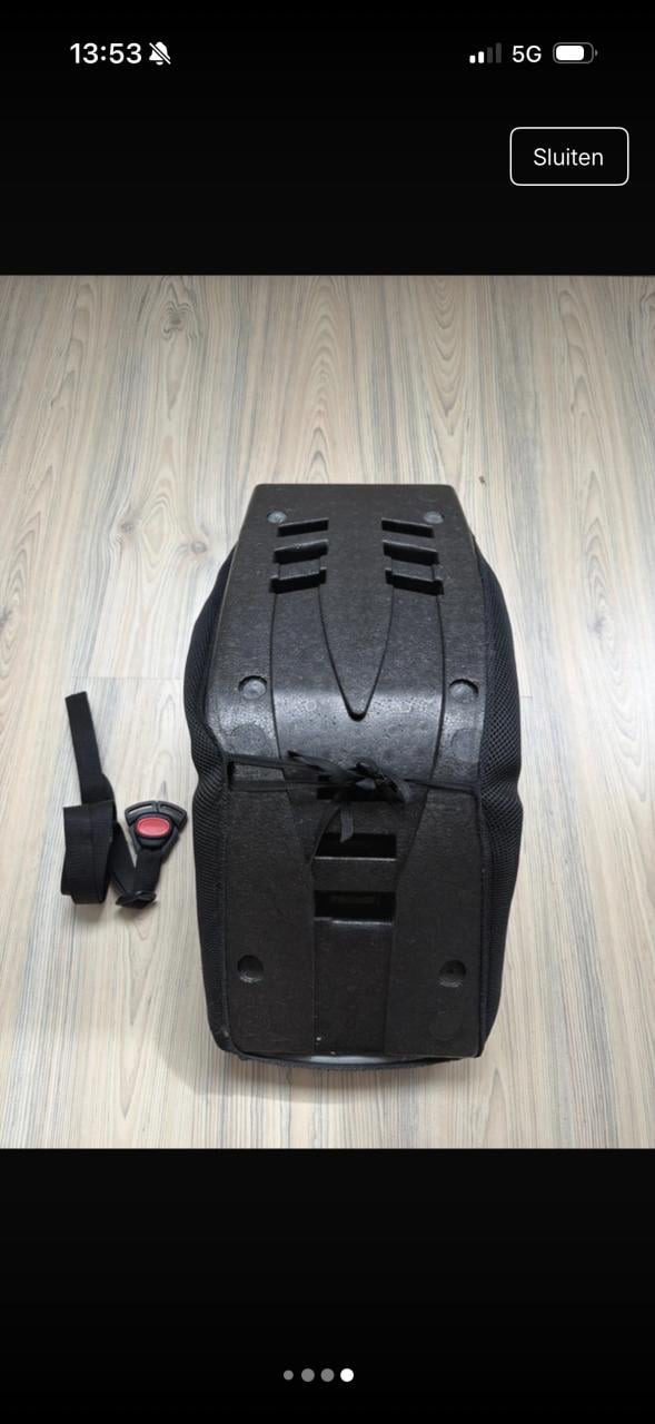 Peuterschaal fietsstoel baby/peuter