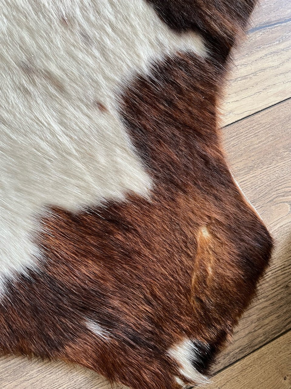 Kwalitatief mooie koeienhuid vloerkleed kleed echt leder