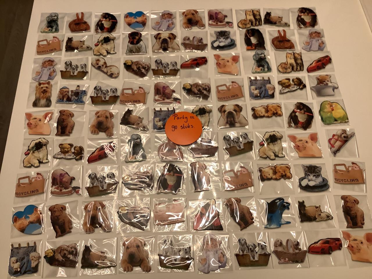 Partij super leuke magneetjes. ( partij 22)