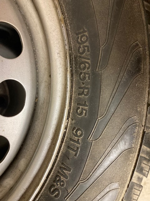 4 winterbande met velg VW golf