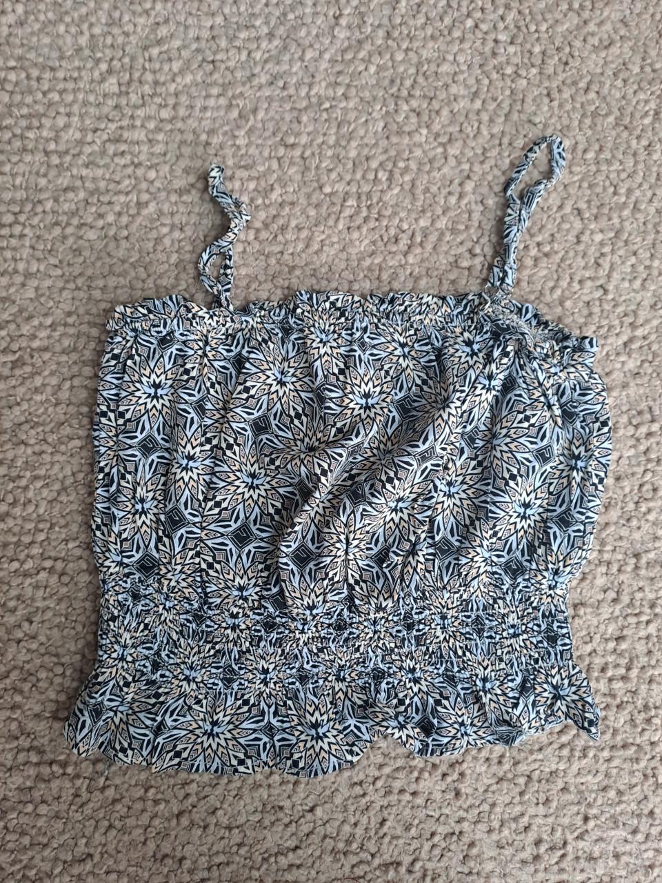 Blauw broekje met bijhorende top