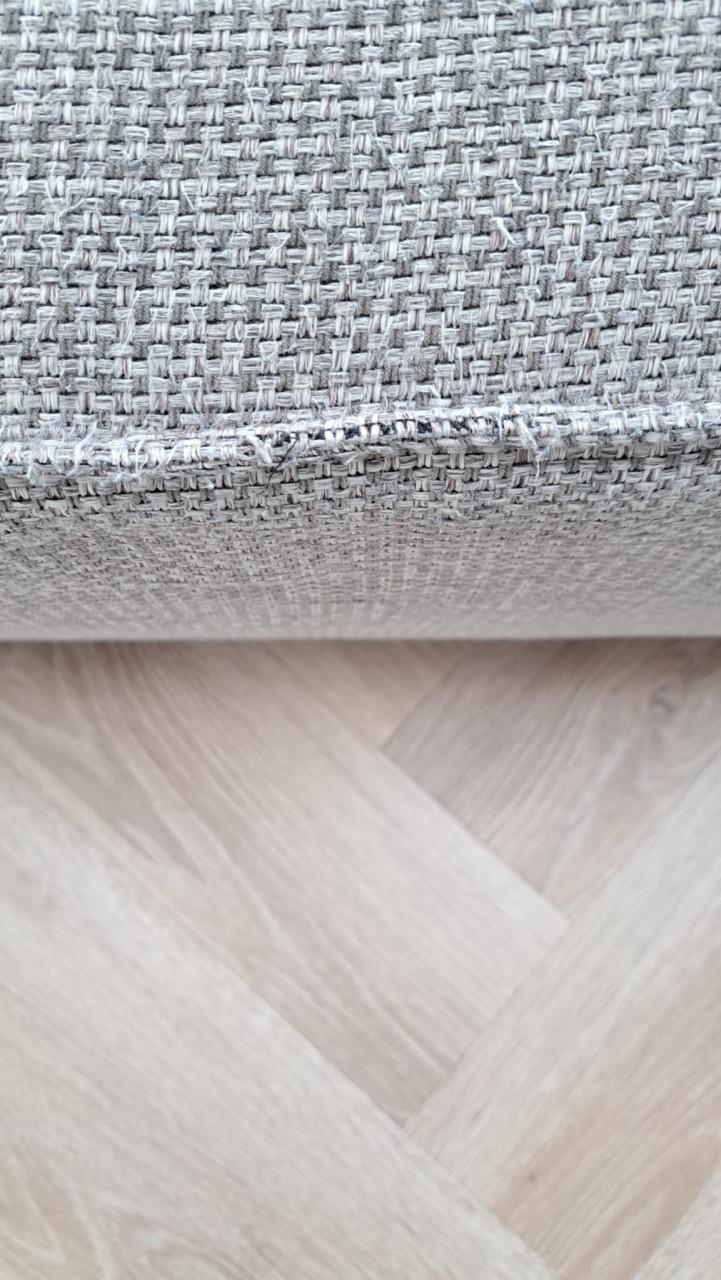 3-zitsbank grijsbruin 2m30