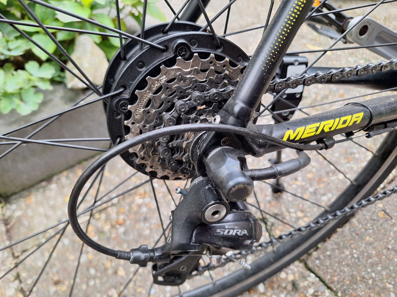 Merida Ride 200 met ondersteuning 56 cm.