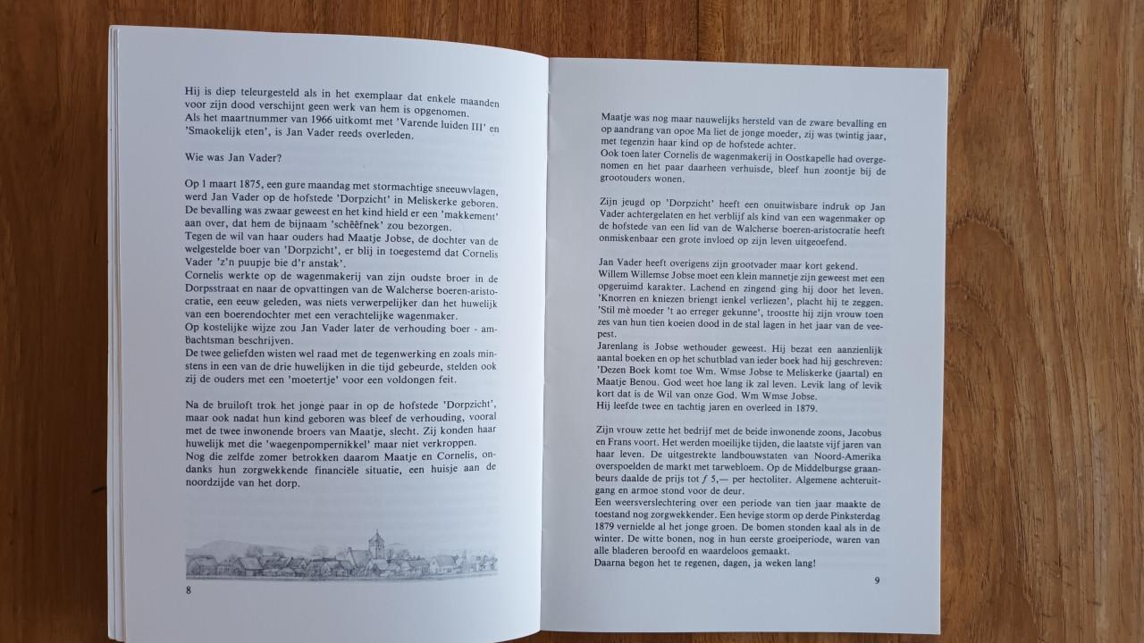 Zeeuws boek: 'k Gaen ik 'n stikje schrieve van Jan Vader