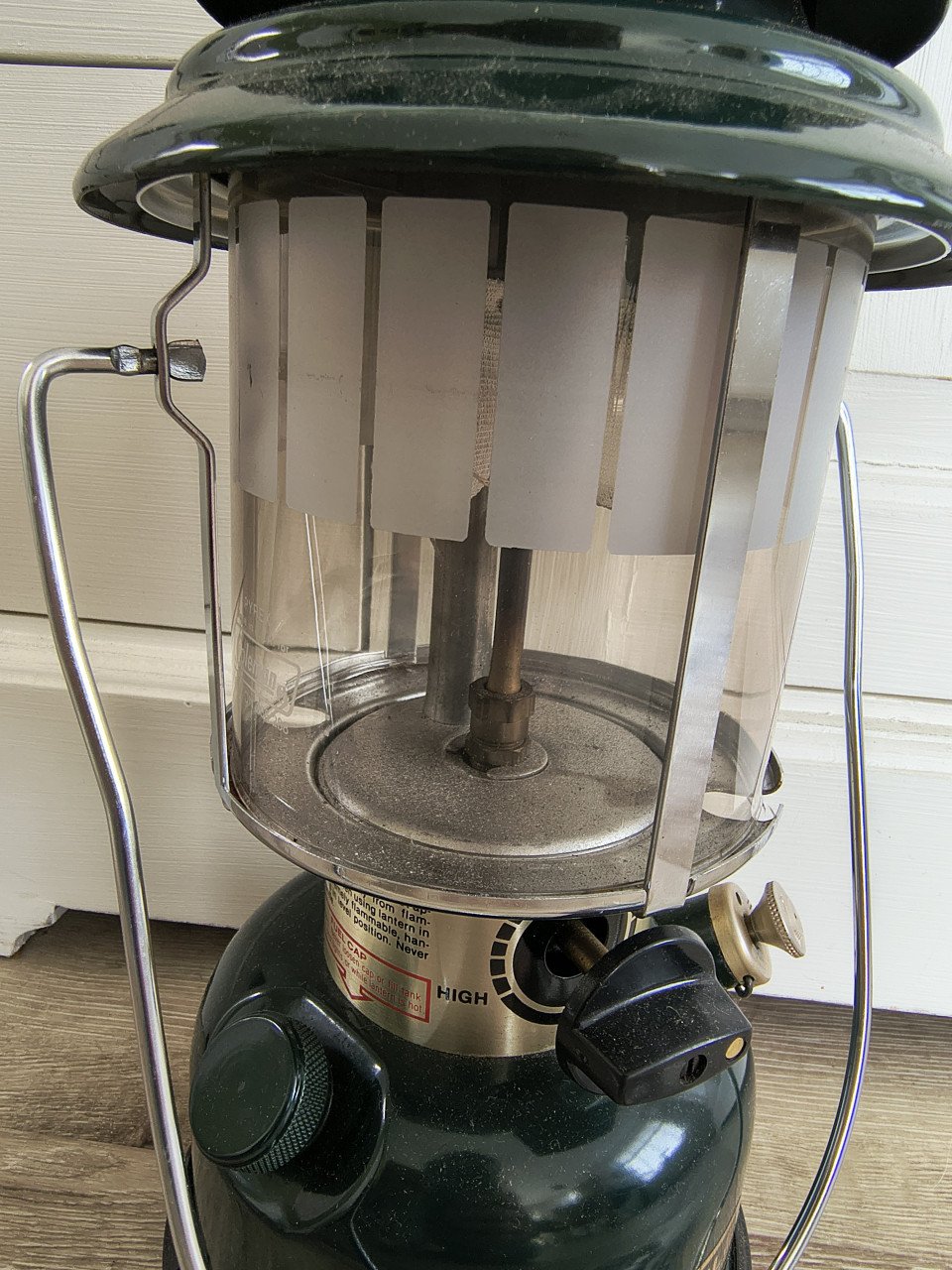 Prachtige Coleman olielamp, Coleman CL2, 288-700, IZGS!