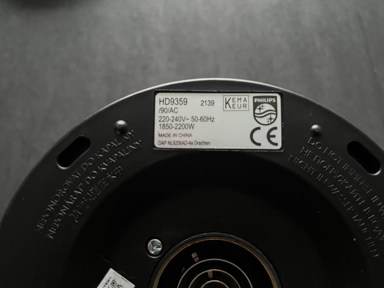 Luxe Philips waterkoker met temperatuurregeling