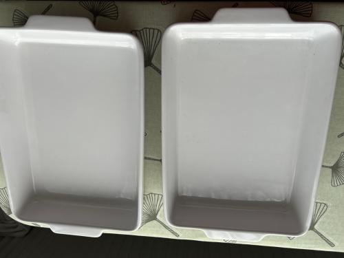 2 identieke ovenschalen