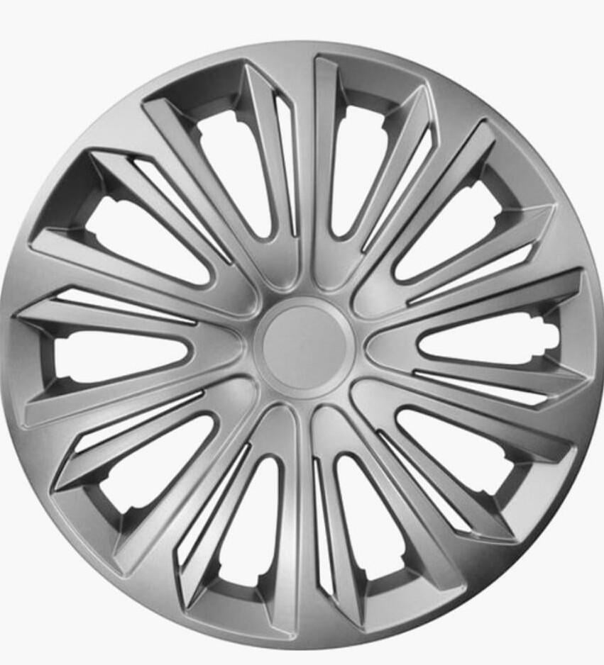 Wieldoppen 16 inch. Zilverkleur. Nieuw