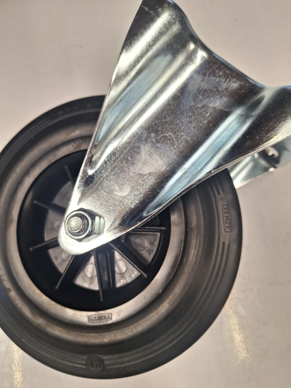 Wielen zwaar doorsnede 20 cm lagers voetplaat