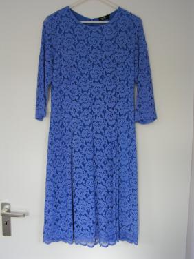 ANNA prachtige blauwe jurk